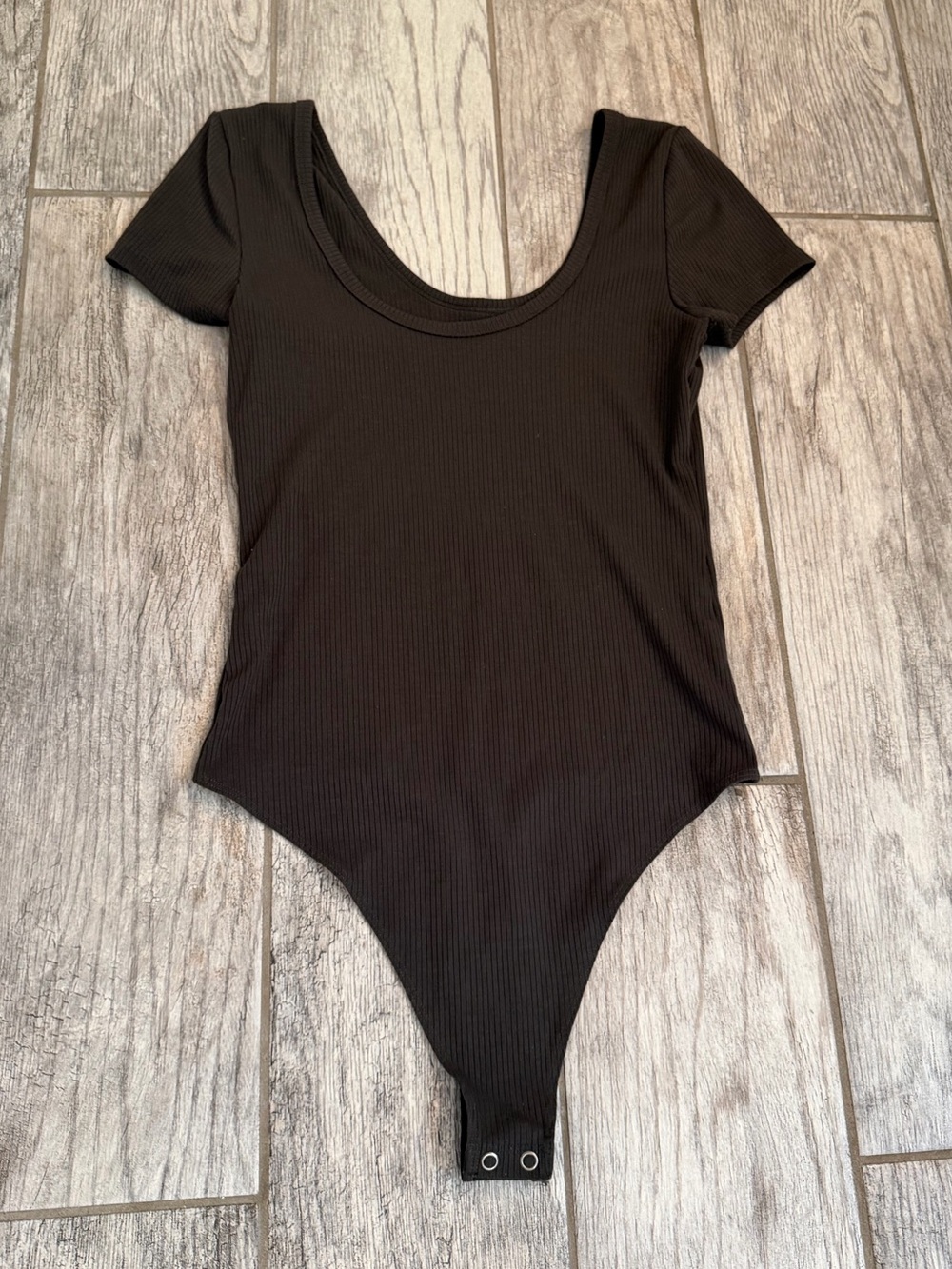 American Eagle Scoop Neck Deep Earth Bodysuit